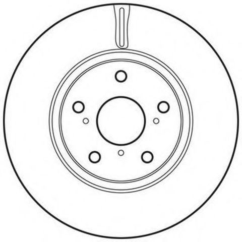Передний тормозной диск Тойота Авенсис