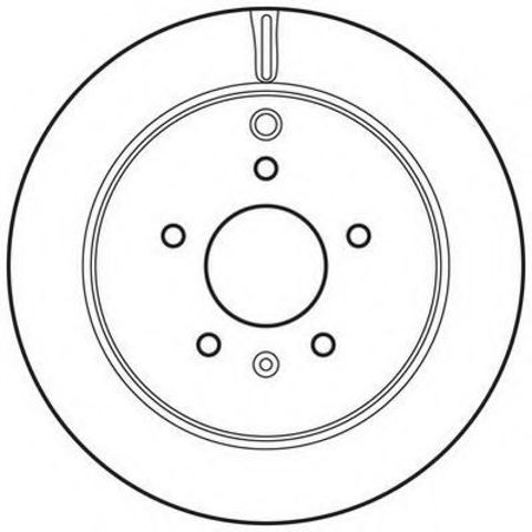 Диск тормозной задний 562670JC BENDIX