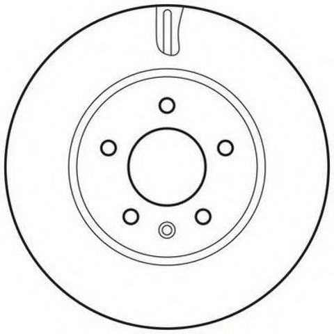 Диск тормозной передний 562671JC BENDIX