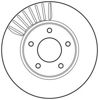 Диск тормозной передний 562675JC BENDIX