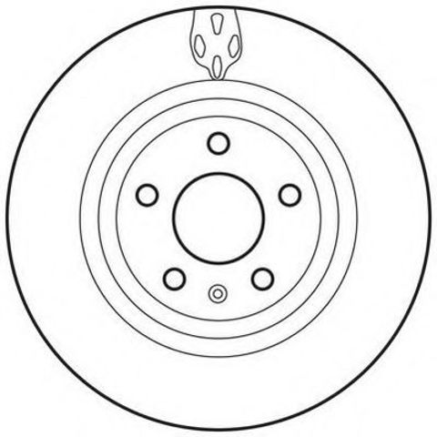 Задний дисковый тормоз 562706JC BENDIX