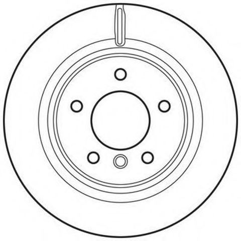 Гальмівний диск задній bmw 1-series (e88, e82) 562786JC