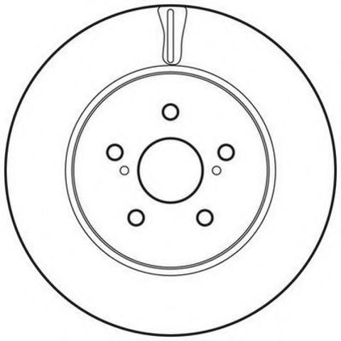 Диск тормозной передний 562824JC BENDIX
