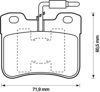 Тормозные колодки 571872J BENDIX