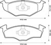 Колодки тормозные передние дисковые 571923J BENDIX