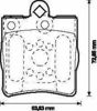 Задние тормозные колодки 571925J BENDIX