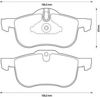 Колодки тормозные дисковые комплект 571980J BENDIX