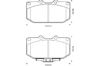 Колодки тормозные передние дисковые 572252J BENDIX