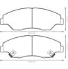Колодки тормозные передние дисковые 572536J BENDIX