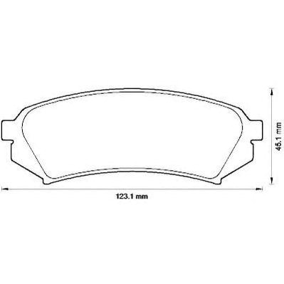 Колодки тормозные дисковые комплект 572548J BENDIX