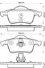 Колодки тормозные дисковые комплект 573021J BENDIX