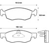 Колодки тормозные дисковые комплект 573130J BENDIX