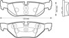 Колодки тормозные задние, дисковые 573139J BENDIX