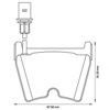 Колодки тормозные дисковые комплект 573195J BENDIX