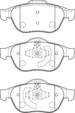 Колодки 573245J BENDIX
