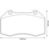 Передние тормозные колодки 573253J BENDIX