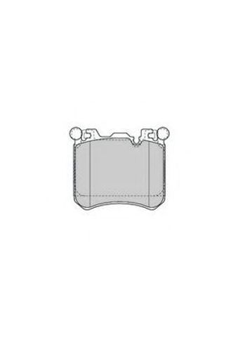 Колодки тормозные дисковые комплект 573351J BENDIX