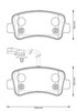 Колодки тормозные дисковые комплект 573359J BENDIX