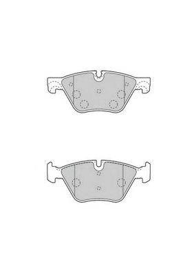 Колодки передние 573364J BENDIX