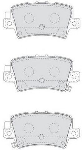 Колодки тормозные передние дисковые 573391J BENDIX