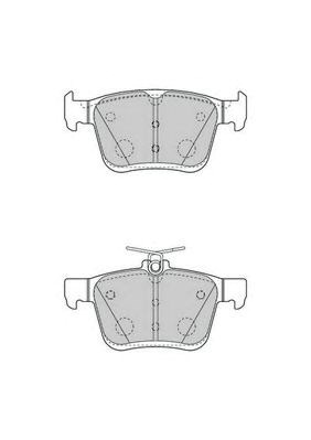 Задние дисковые колодки 573409J BENDIX
