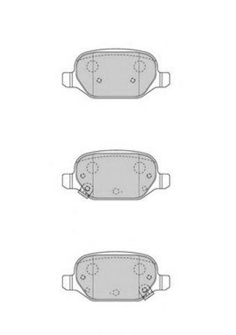 Колодки дисковые  573427J BENDIX