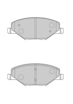 Колодки тормозные 573601J BENDIX