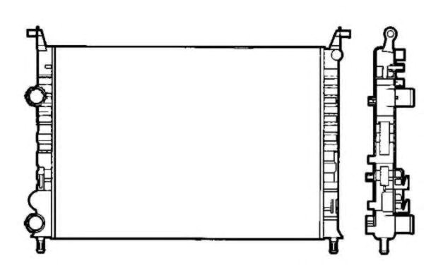 Радиатор 58195 NRF