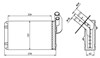 Радиатор печки 58836 NRF