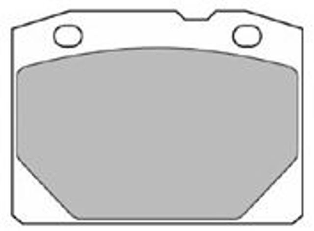 Колодки гальмівні комплект, дискові гальма 6080
