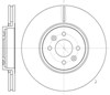 Тормоз дисковый передний 6104910 REMSA