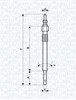 Свечи накала 62900050304 MAGNETI MARELLI