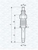 Свечи накала 62900059304 MAGNETI MARELLI