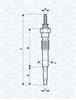 Свечи накала 62900068304 MAGNETI MARELLI