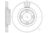 Тормоз дисковый передний 638510 REMSA