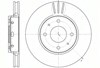 Тормоз дисковый передний 658510 REMSA