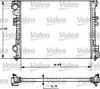 Радиатор системы охлаждения двигателя 731166 VALEO