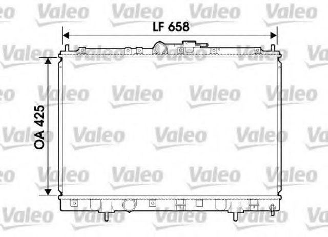 Радиатор системы охлаждения двигателя 734198 VALEO
