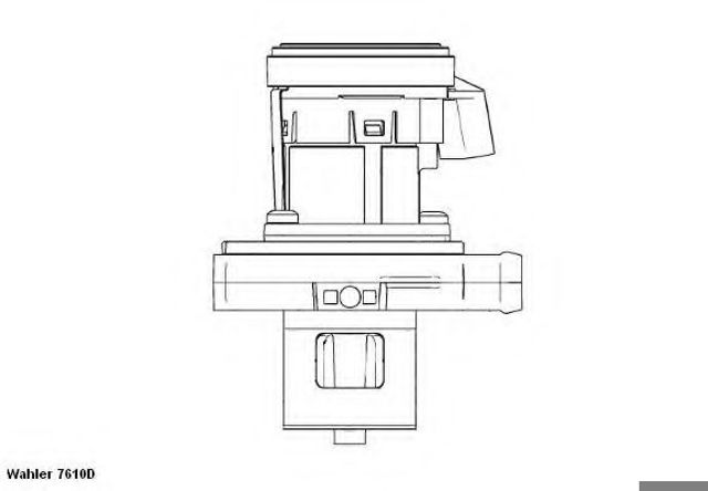 Клапан EGR, рециркуляции газов 7610D WAHLER