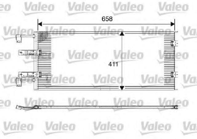 Радиатор охлаждения кондиционера 817645 VALEO