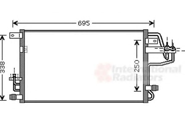 Конденсер 82005156 VAN WEZEL