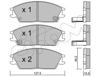 Колодки тормозные передние дисковые 8220811 CIFAM