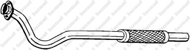 Штаны глушителя передние 840161 BOSAL