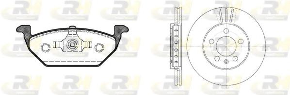 Диск тормозной передний Seat Ibiza 4