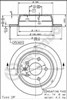 Тормозные диски 8696810 BREMBO