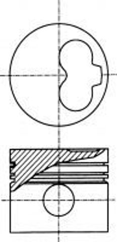 Поршня, 1-й ремонт (+0,25) 8799010540 NURAL