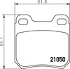 Задние тормозные колодки 8DB355007381 HELLA