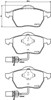 Передние тормозные колодки 8DB355008411 HELLA