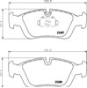 Колодки тормозные 8DB355008741 HELLA