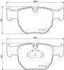 Передние тормозные колодки 8DB355009301 HELLA